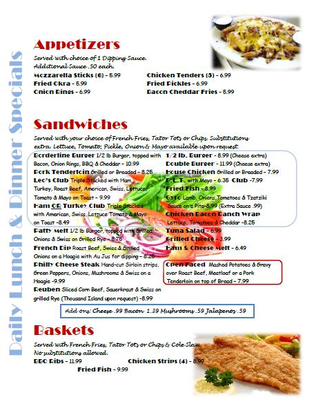 Leo's French Toast House Menu image 2