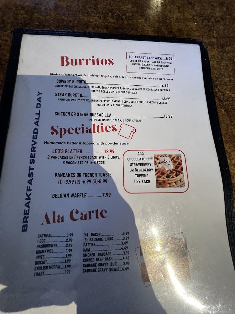 Leo's French Toast House Menu image 3